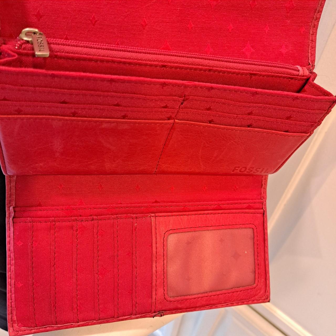 Fossil Women's Wallet - Red – Cherry Red Fossil M… - image 6