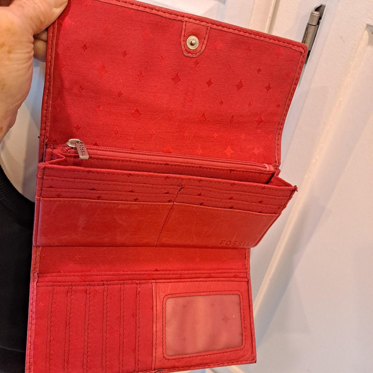 Fossil Women's Wallet - Red – Cherry Red Fossil M… - image 5