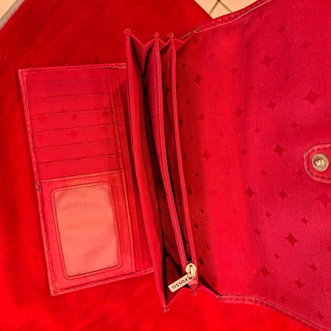 Fossil Women's Wallet - Red – Cherry Red Fossil M… - image 7