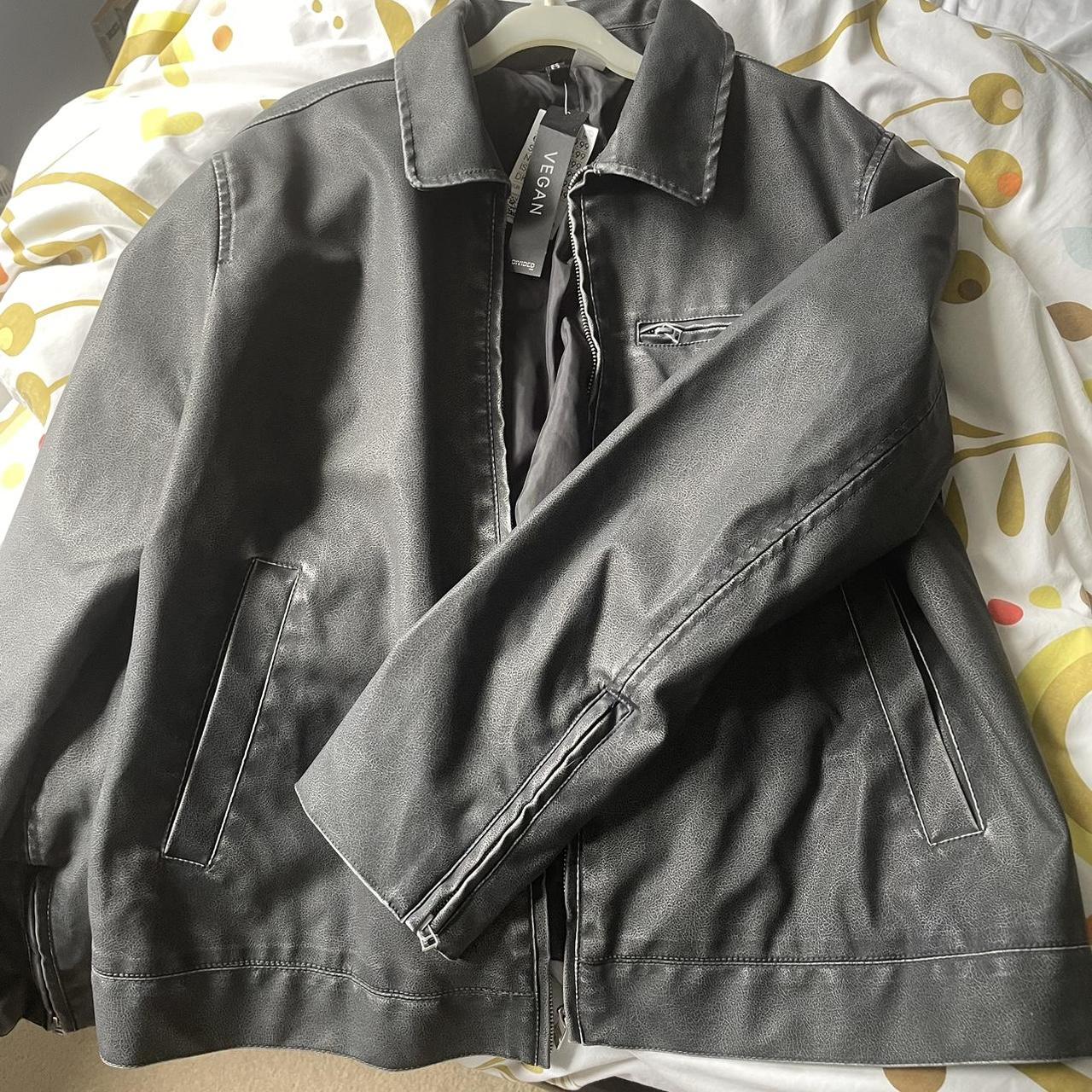 H&M coated jacket never been worn, still with tags... - Depop