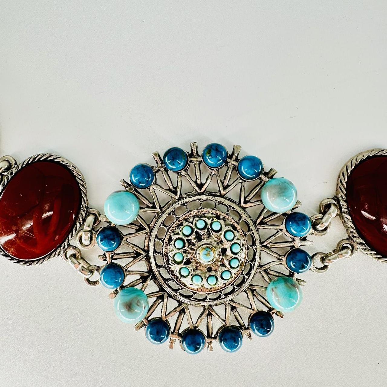 Vintage Women's Belt - Multi/Silver – Vintage Boh… - image 2