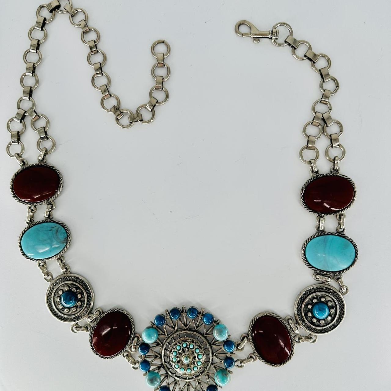 Vintage Women's Belt - Multi/Silver – Vintage Boh… - image 4