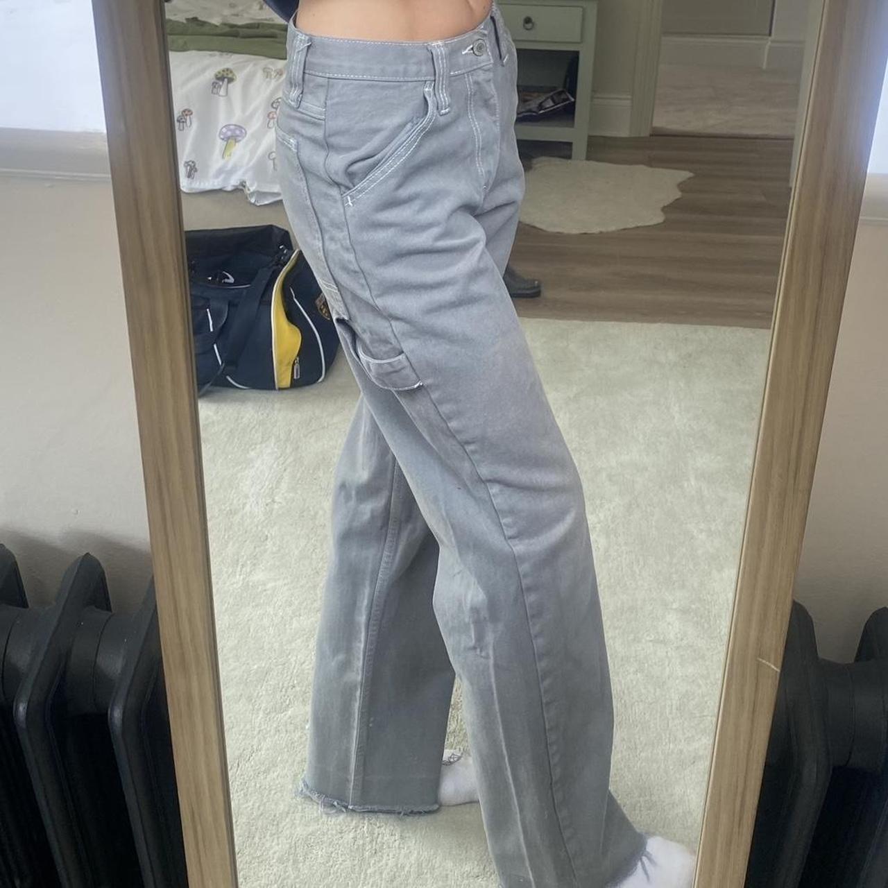 Brandy Melville grey jeans grey jeans... Depop