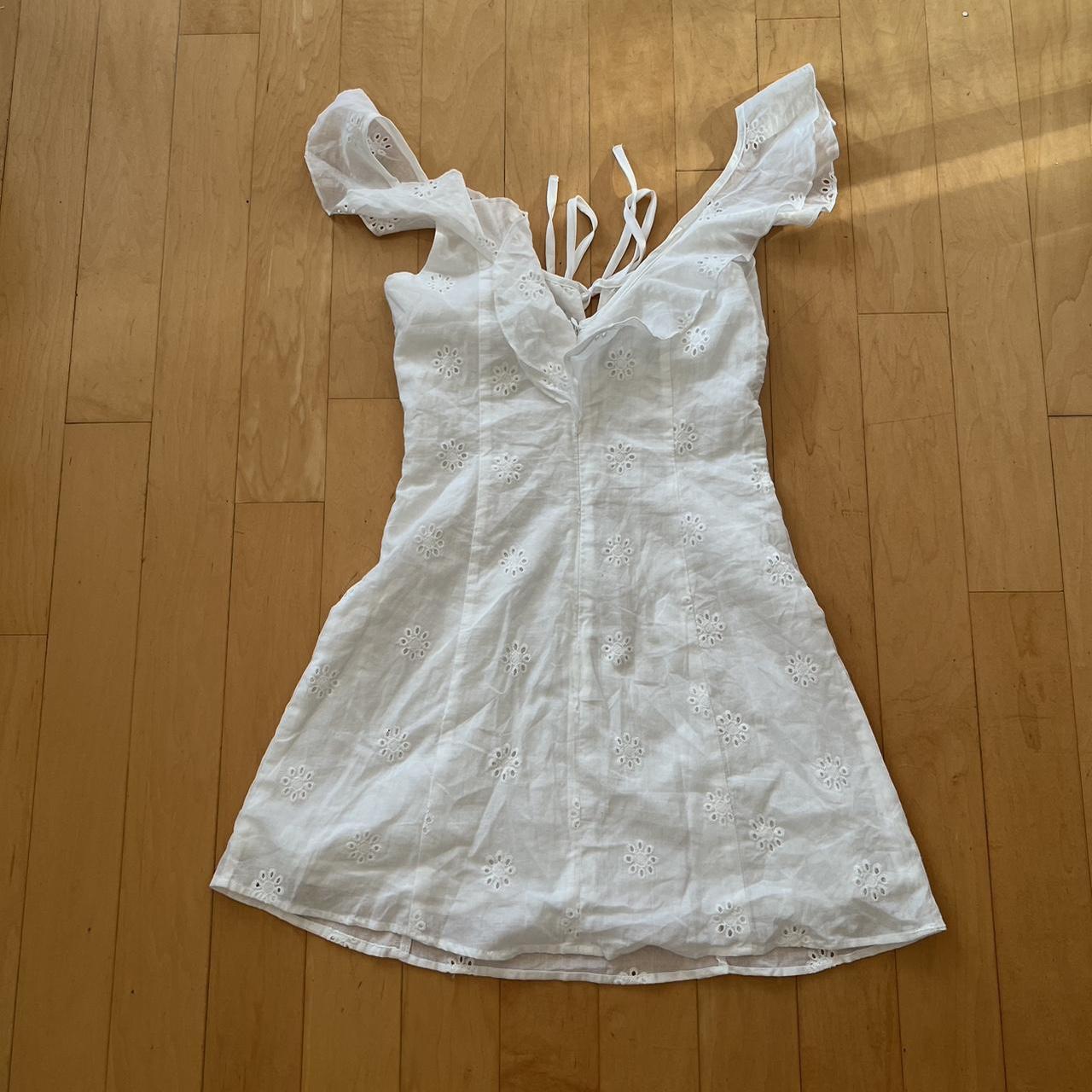 Princess Polly besiana dress in white SIZE SOLD... - Depop