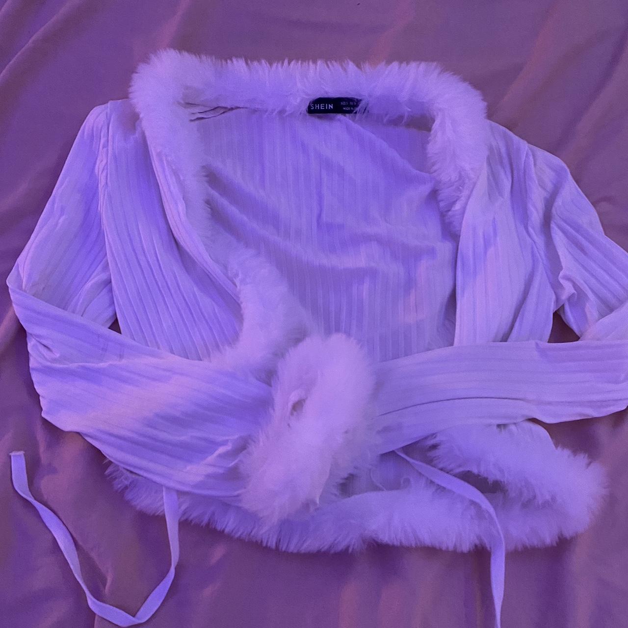 size small fluffy shein pullover Depop