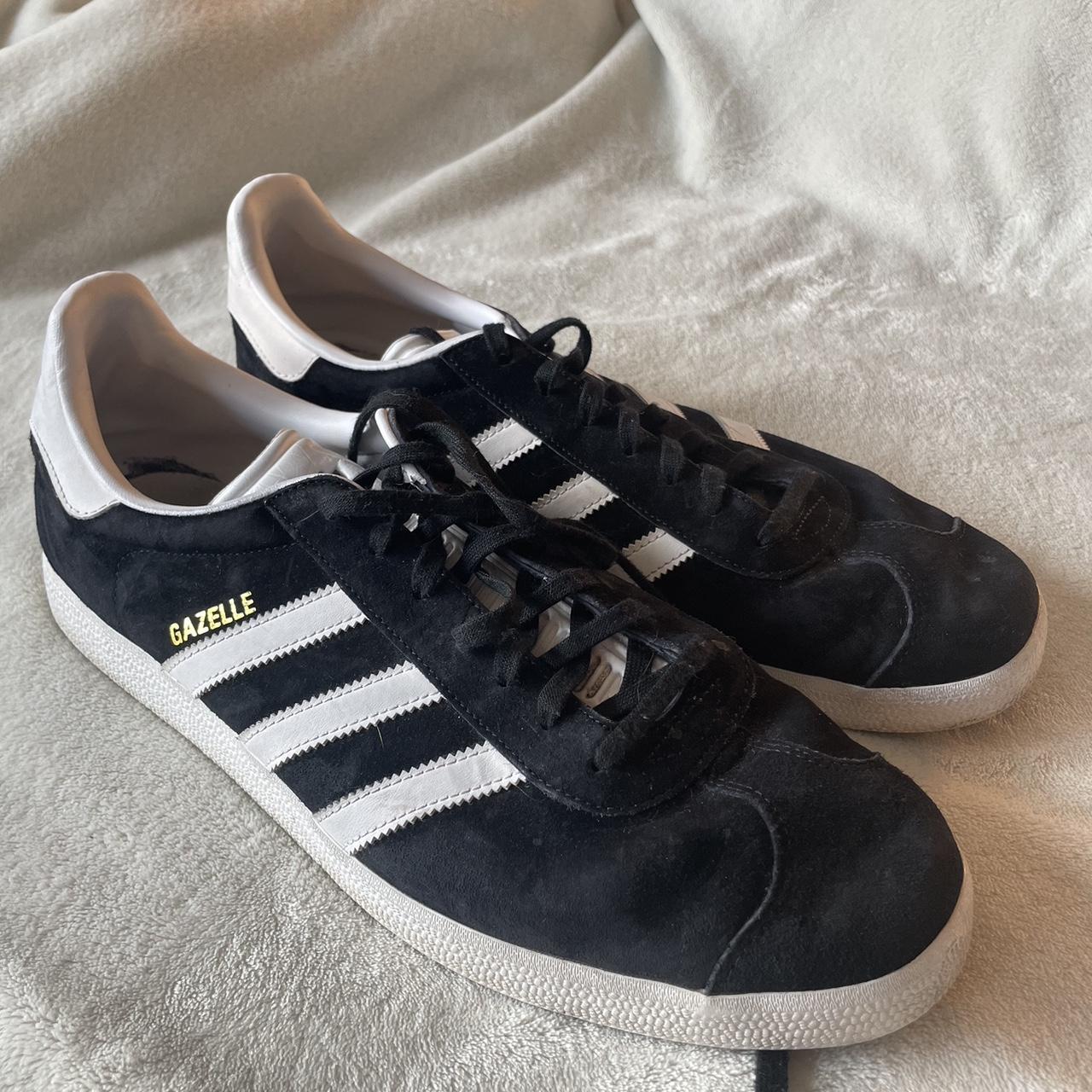 Adidas Gazelle. Seen better days but still have a... - Depop