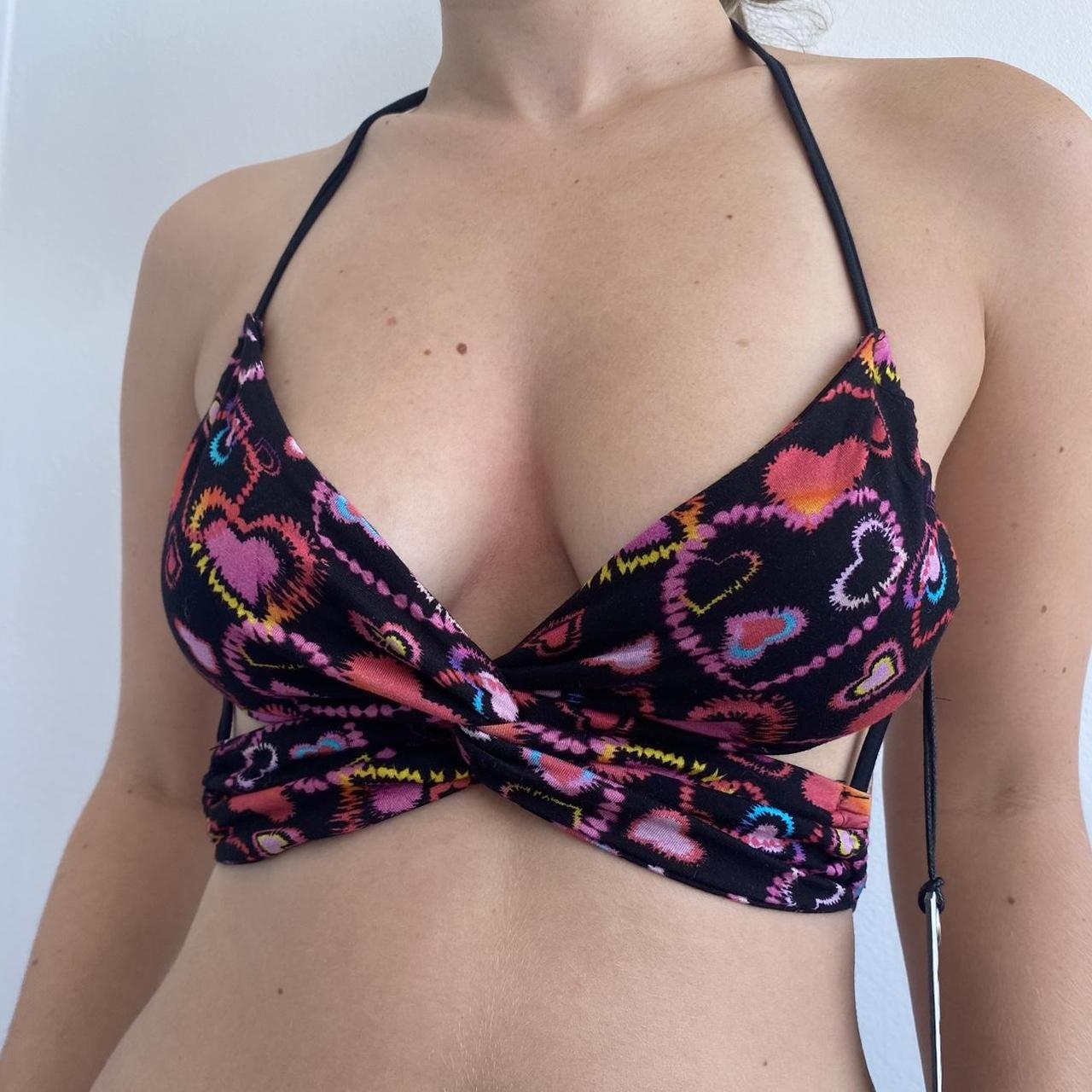 I.AM.GIA Love Tie Crop 𖦹 brand new (Still with tags)... - Depop