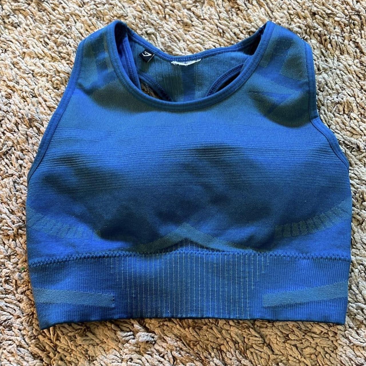Gymshark sports bra size size S , tags cut off and... Depop