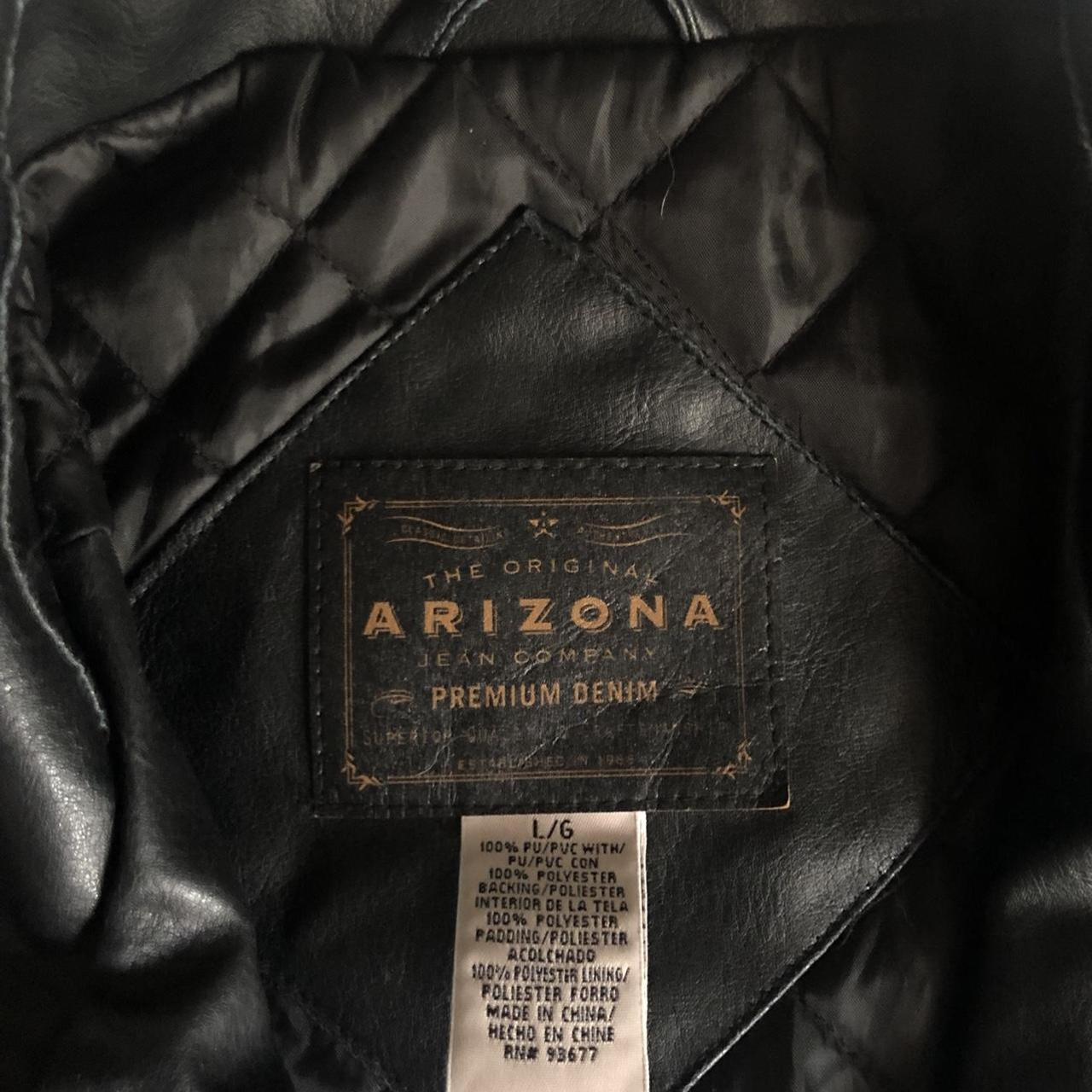 The original arizona hot sale jean company leather jacket