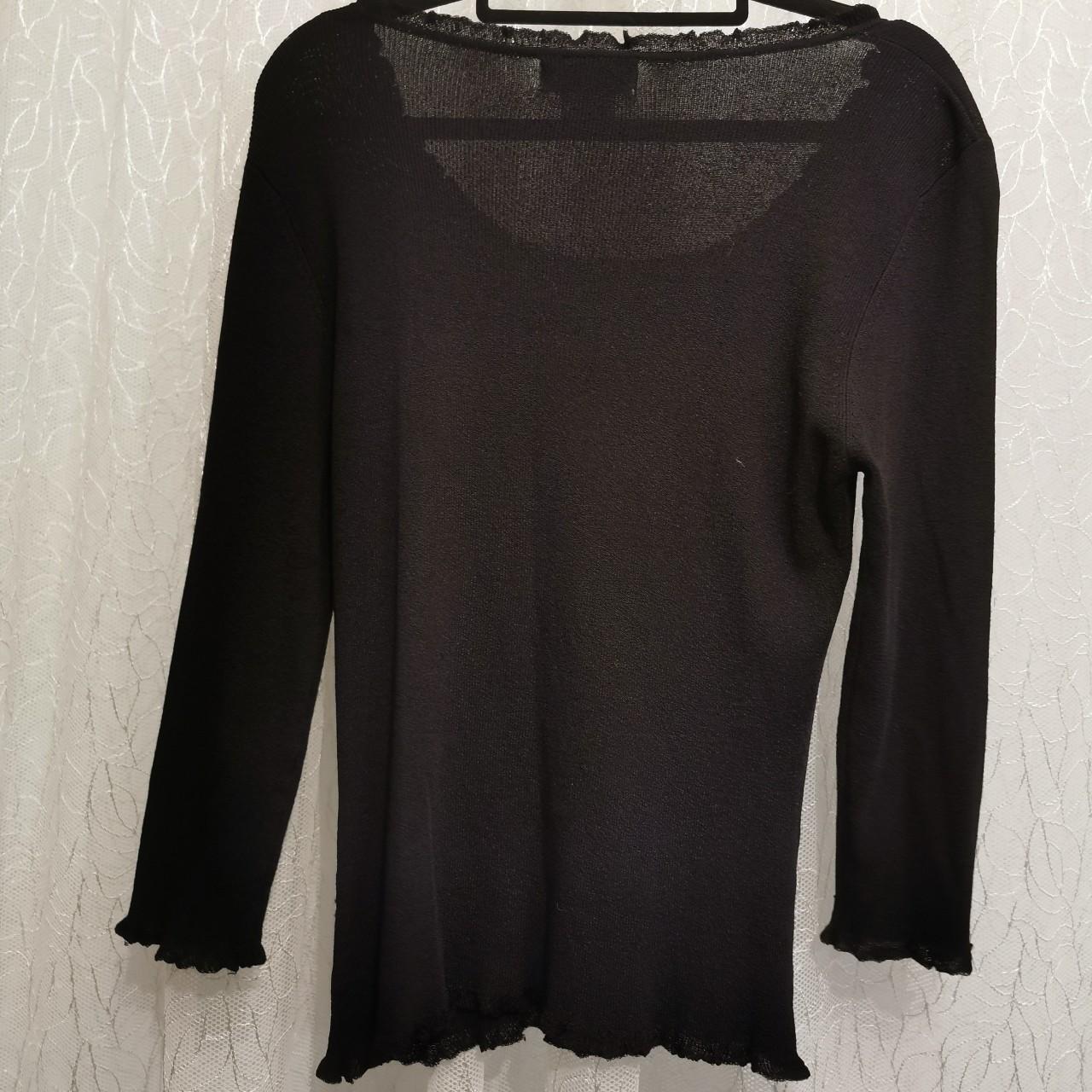 Black layering long sleeve 🖤Size medium - will fit... - Depop