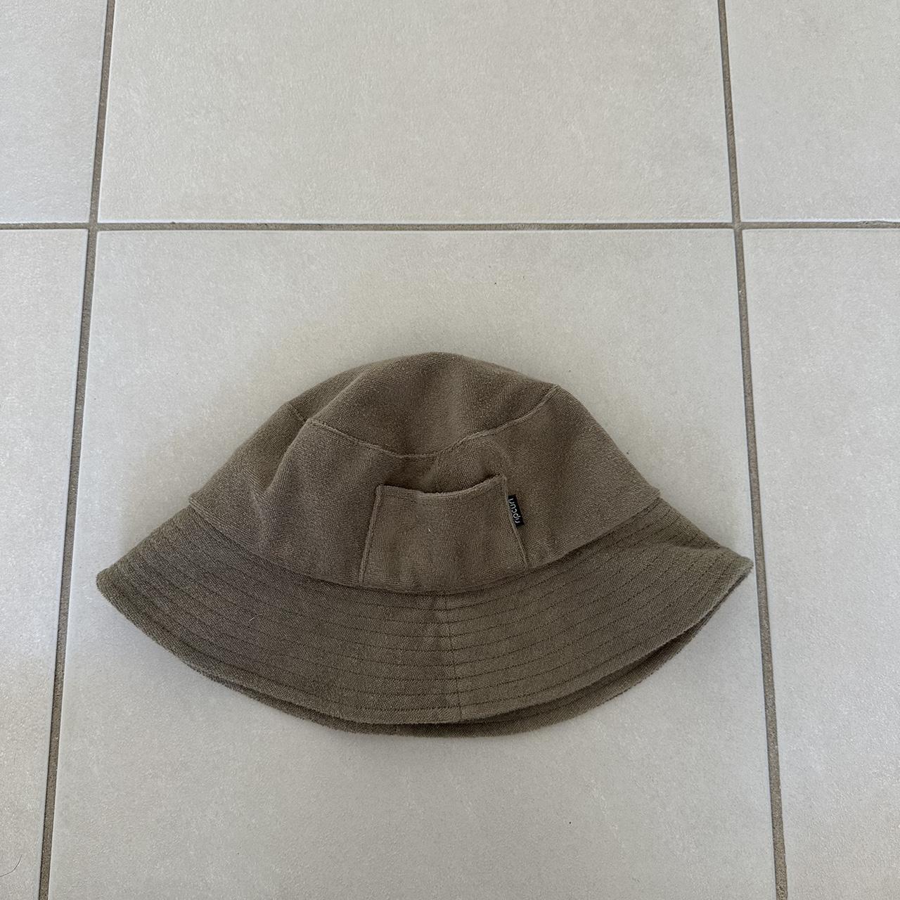 Rip Curl bucket hat Terry towling material Olive... - Depop