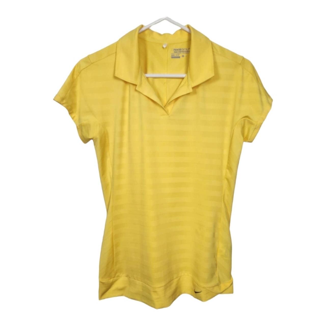 Nike golf outlet shirts yellow