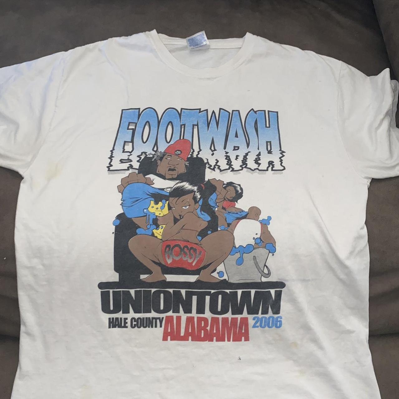 FOOTWASH uniontown ALABAMA graphic front and back tee Depop