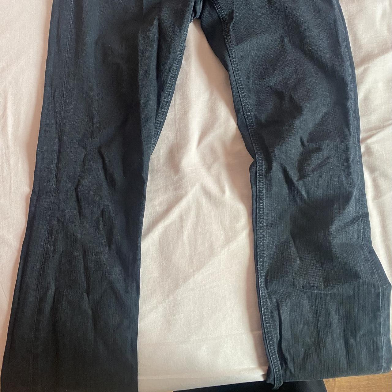 Y2K low rise black flared jeans. River Island from... Depop