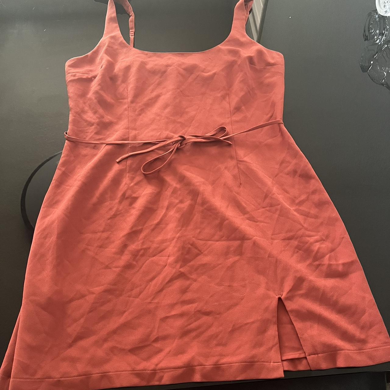 Abercrombie & Fitch Women's Orange Dress Depop