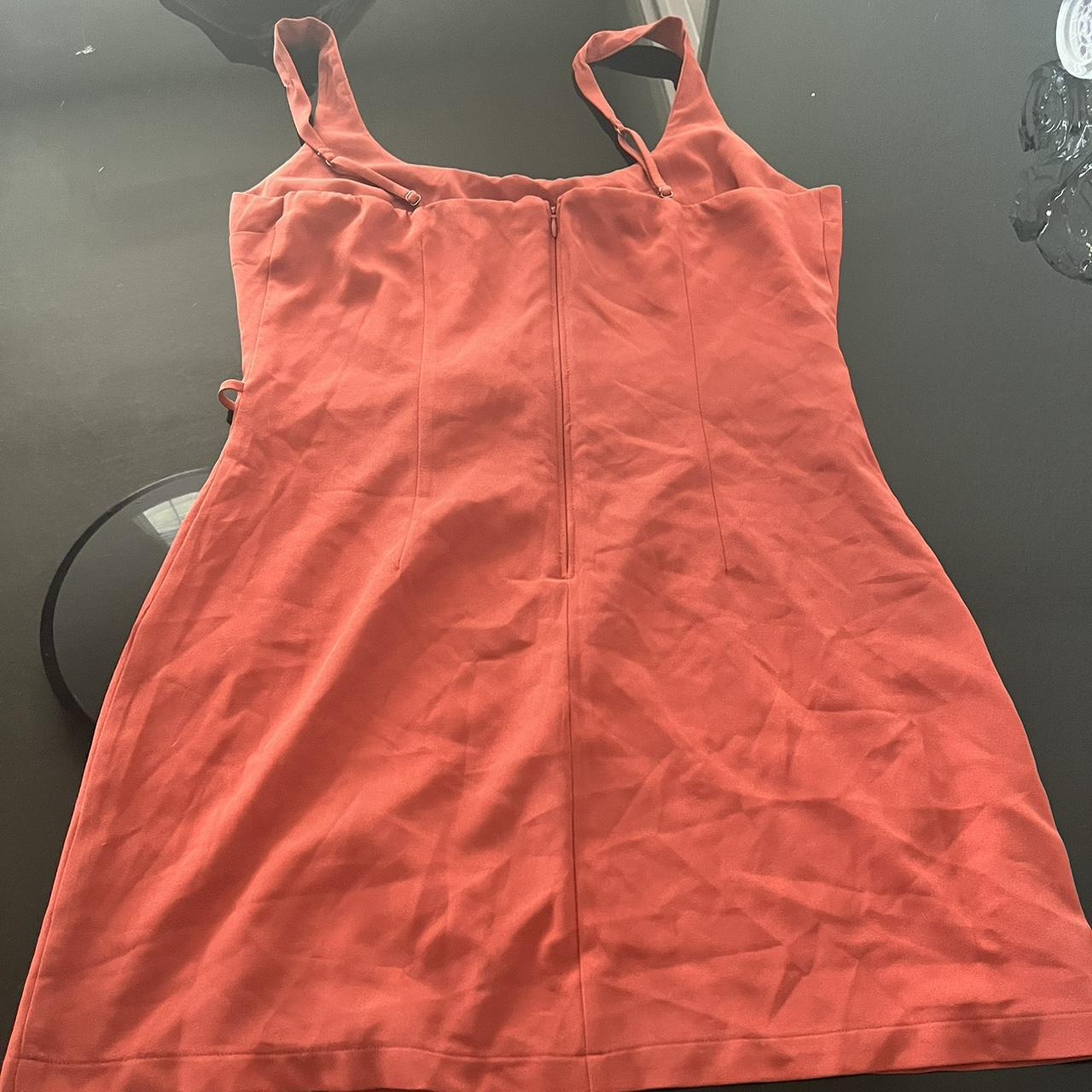 Abercrombie & Fitch Women's Orange Dress Depop