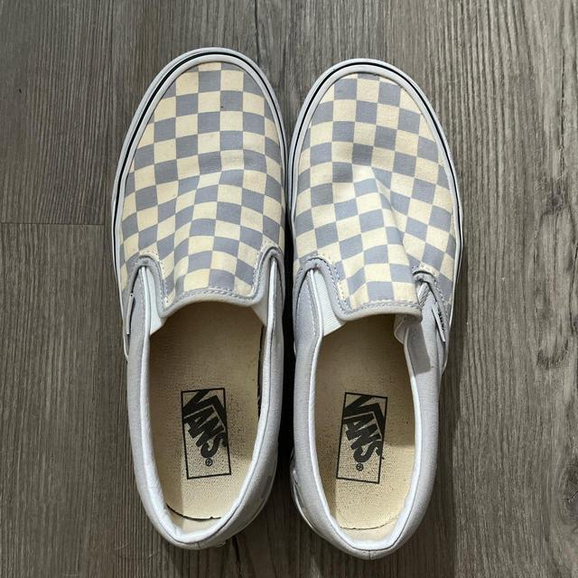 Vans checkerboard best sale grey dawn