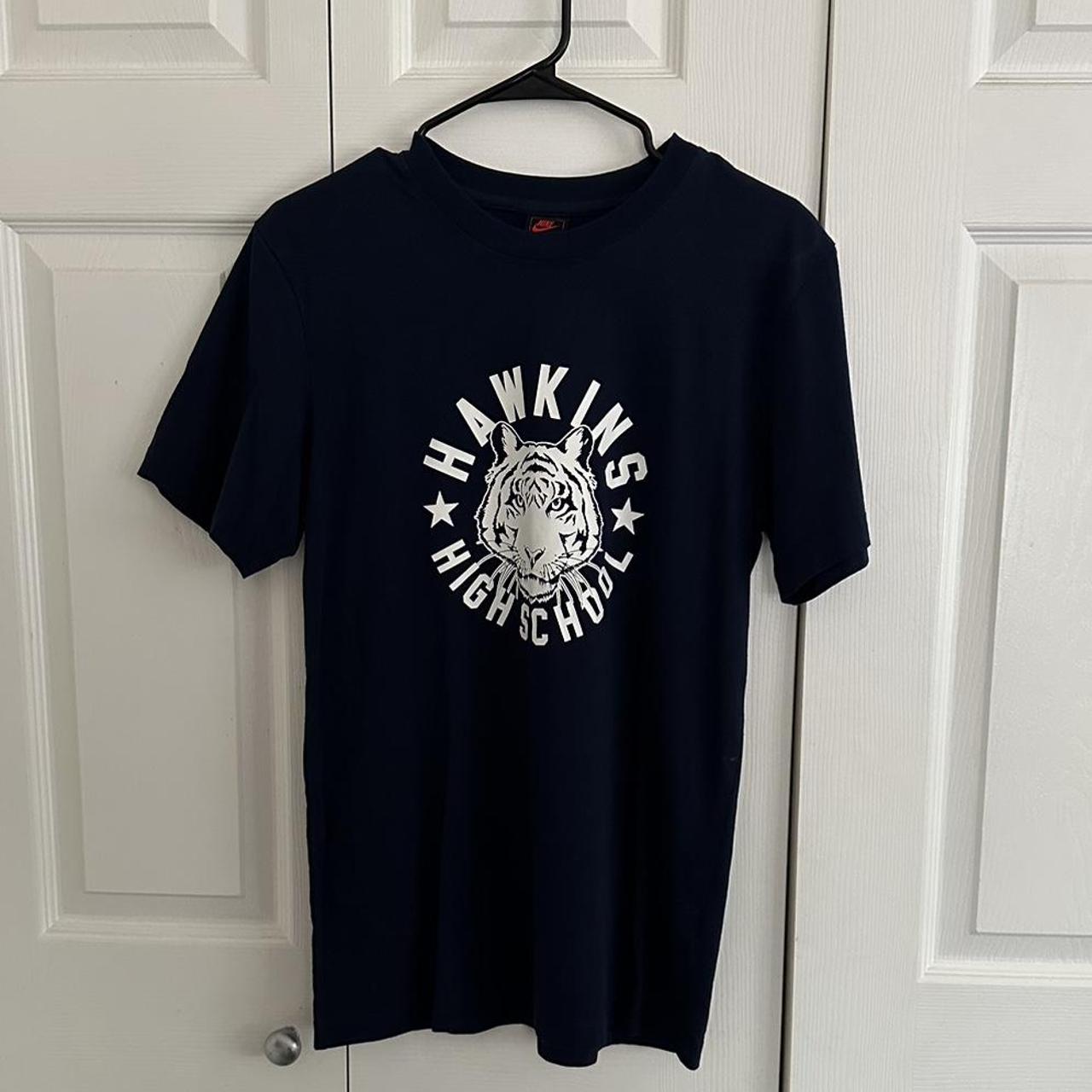 Stranger things t shirt on sale nike