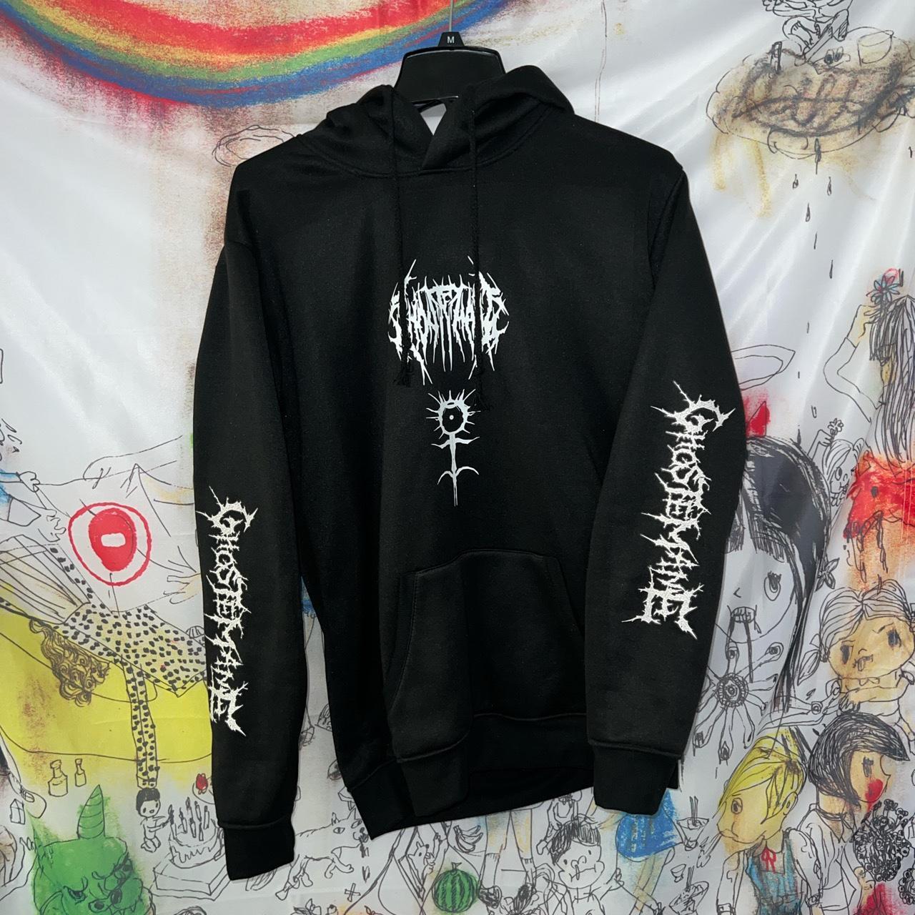 GHOSTEMANE HOODIE LARGE RUNS LIKE A MEDIUM FRONT AND... - Depop