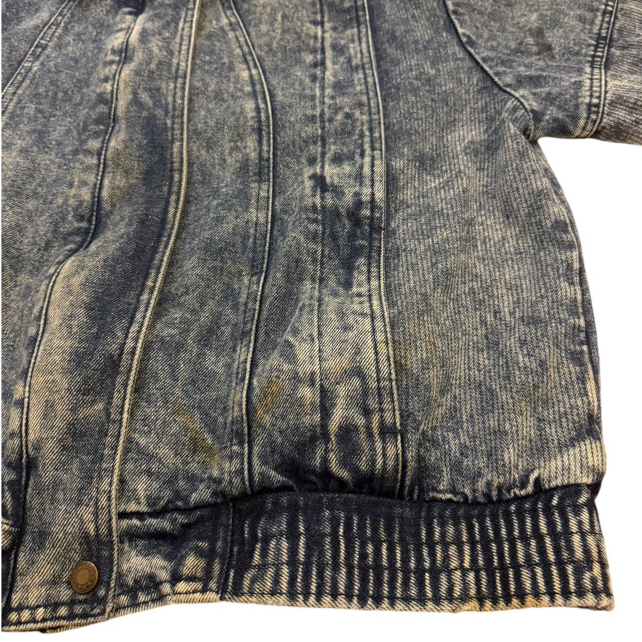 Vintage Ruth Douglas Jean Jacket Acid Washed Denim Distressed shops Bedazzled