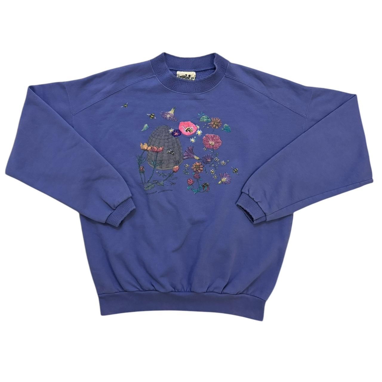 Vintage 1990's Northern Reflections floral purple | Depop