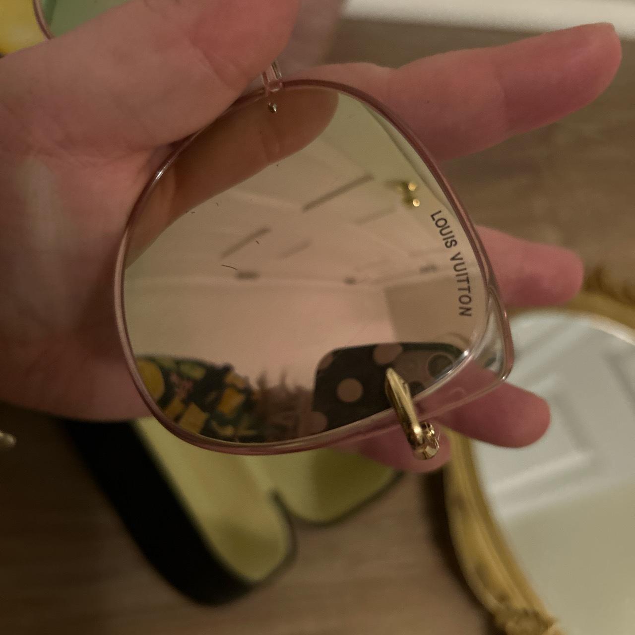 Louis Vuitton mirror clutch in gold impossible to - Depop