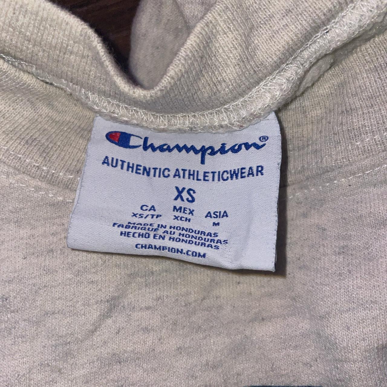 Champion Men's Cream and Black Sweatshirt (2)