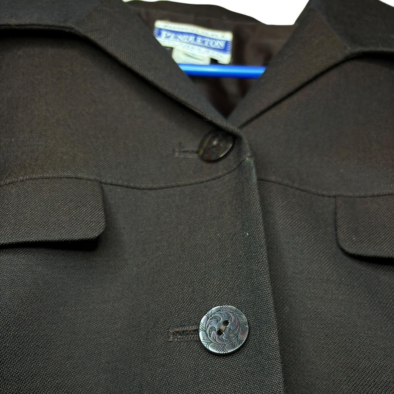 Pendleton Women's Wool Jacket - Brown - 16 – VINT… - image 5