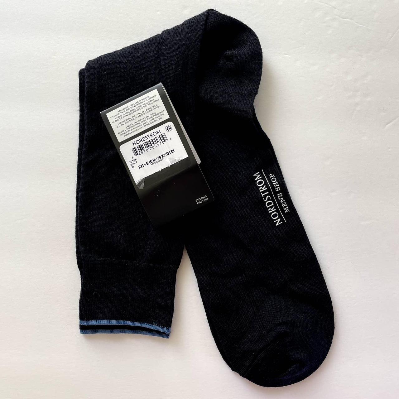 Nordstrom Men's Merino Wool Blend Socks Dark... Depop