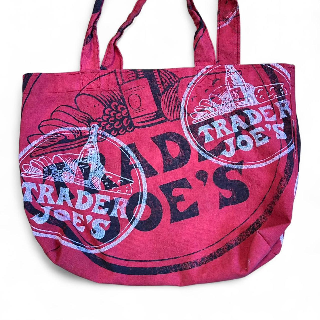 Trader Joe's Women's Bag - Red/Multi – Trader Joe… - image 4