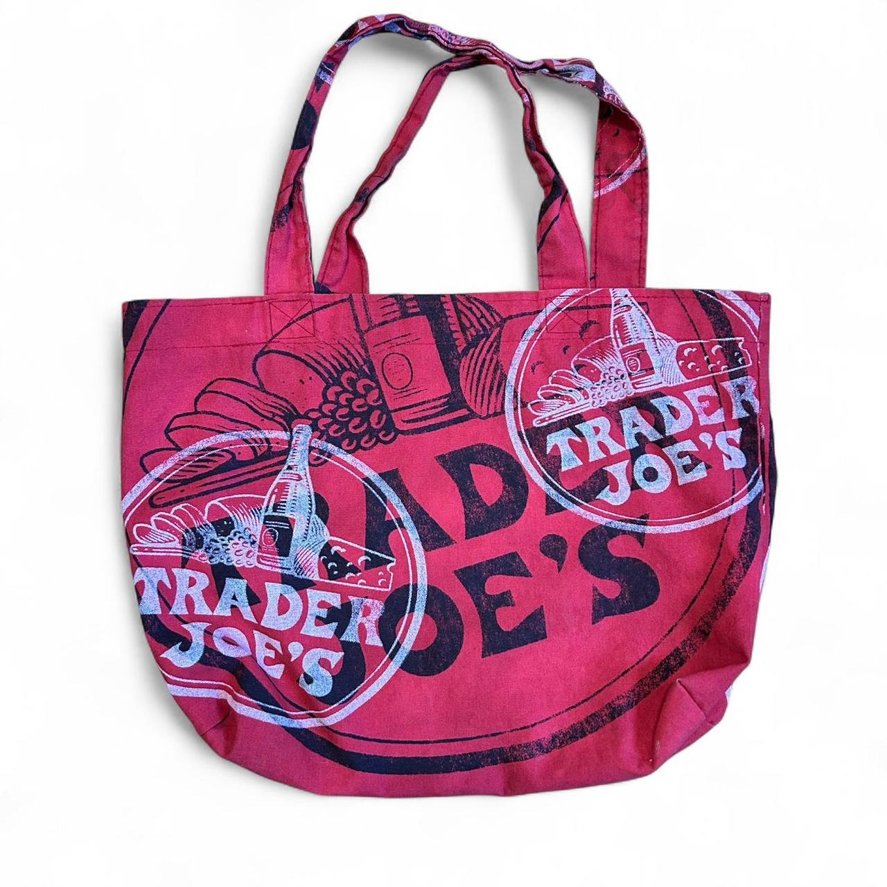 Trader Joe's Women's Bag - Red/Multi – Trader Joe… - image 3