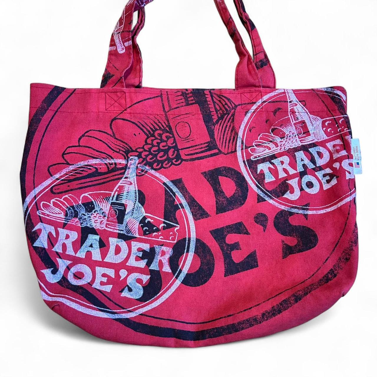 Trader Joe's Women's Bag - Red/Multi – Trader Joe… - image 2