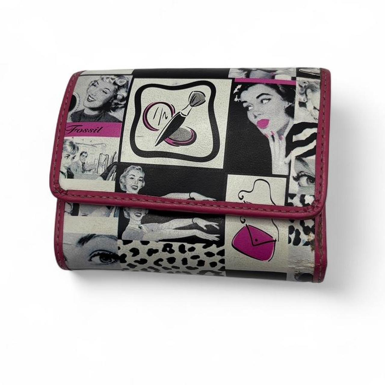 Fossil Women's Wallets - Multi/Pink – Fossil Tri-… - image 1