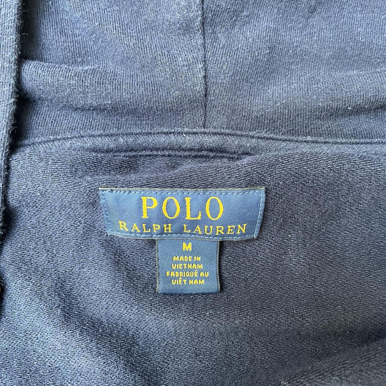 Polo Ralph Lauren zip up hoodie in blue. Worn a... - Depop