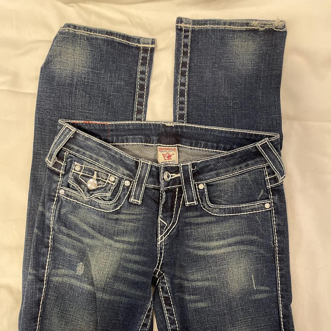 Rhinestone True Religion Jeans size 26 🍒 - Depop