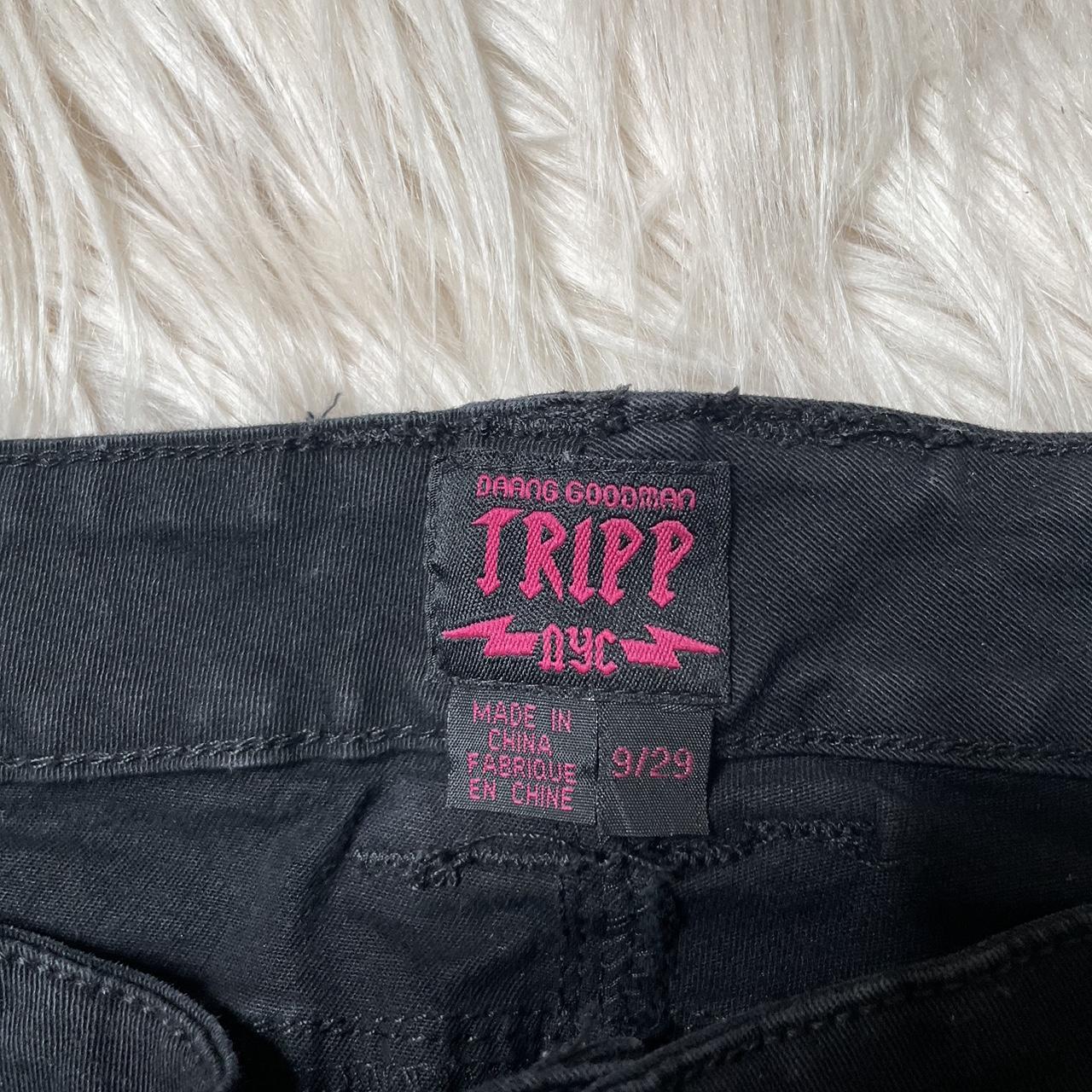 Tripp nyc jeans skinny with pink marked size 9 - Depop