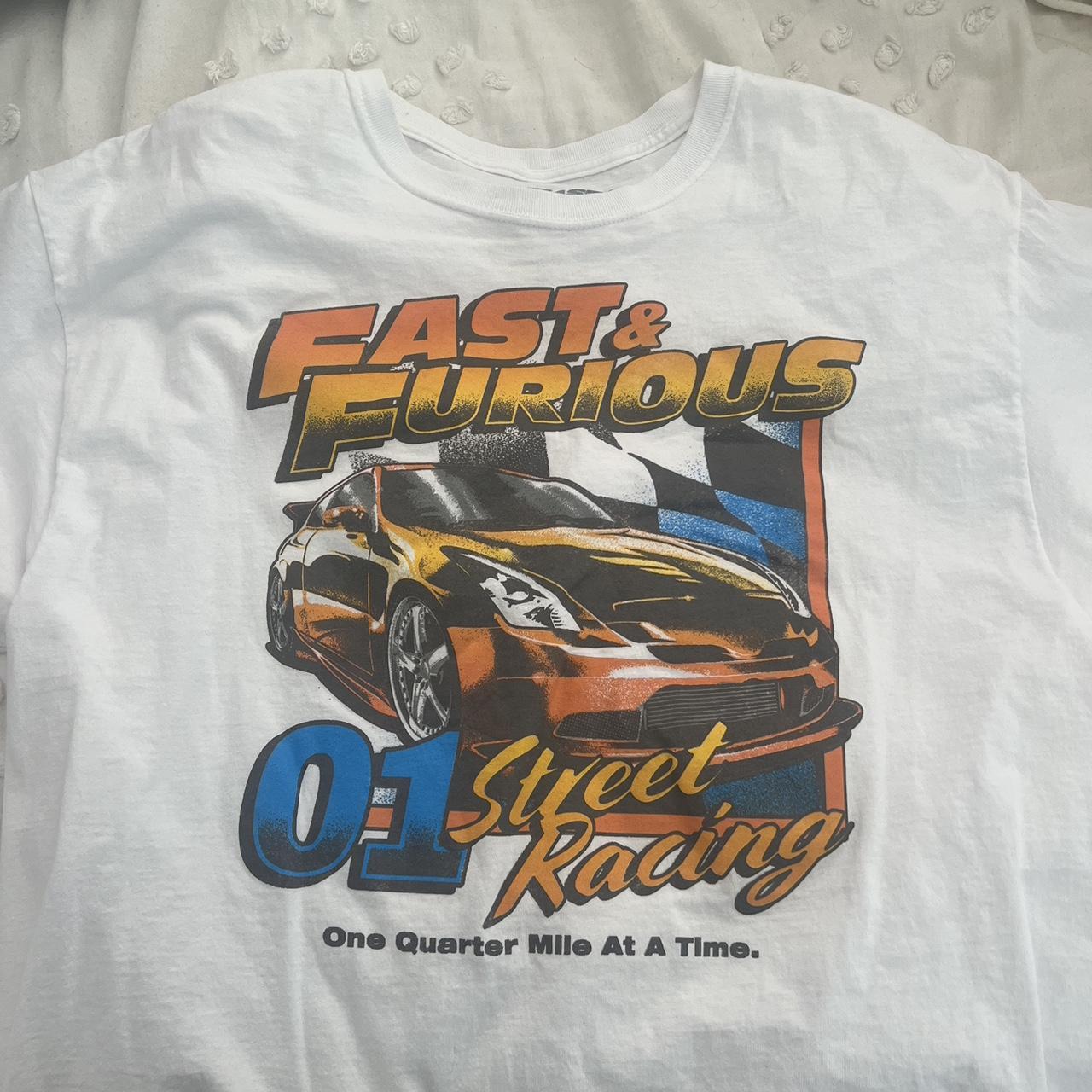 size large fast and furious shirt - Depop