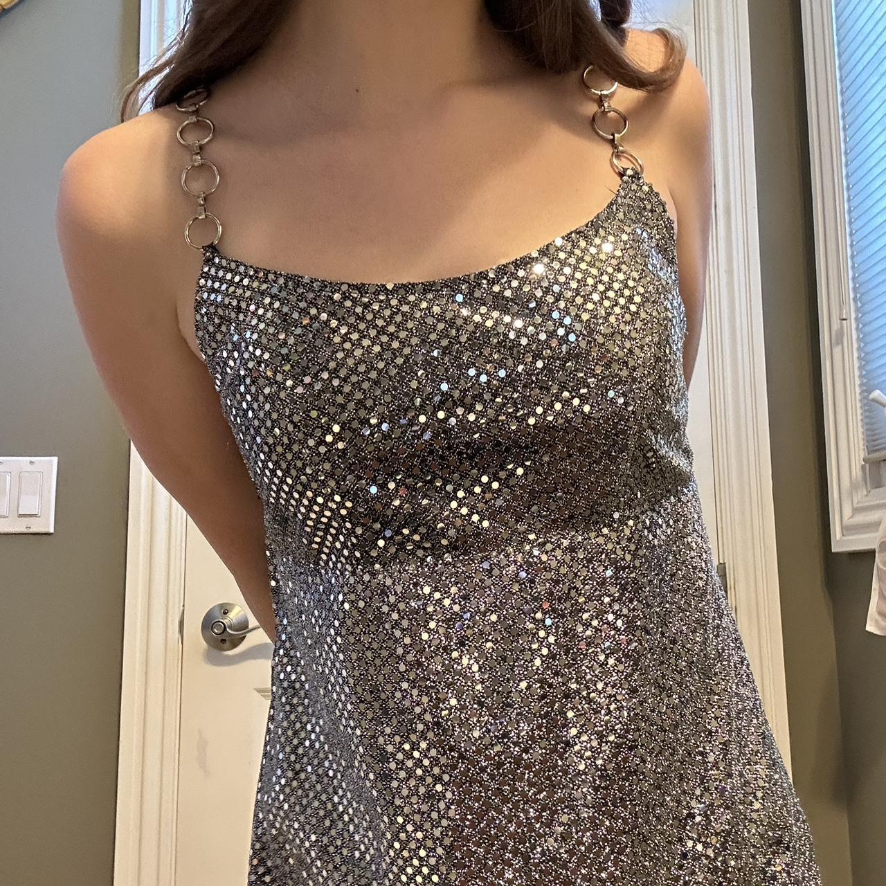 One of a kind vintage 90s “Red Balls On Fire” dress.... Depop