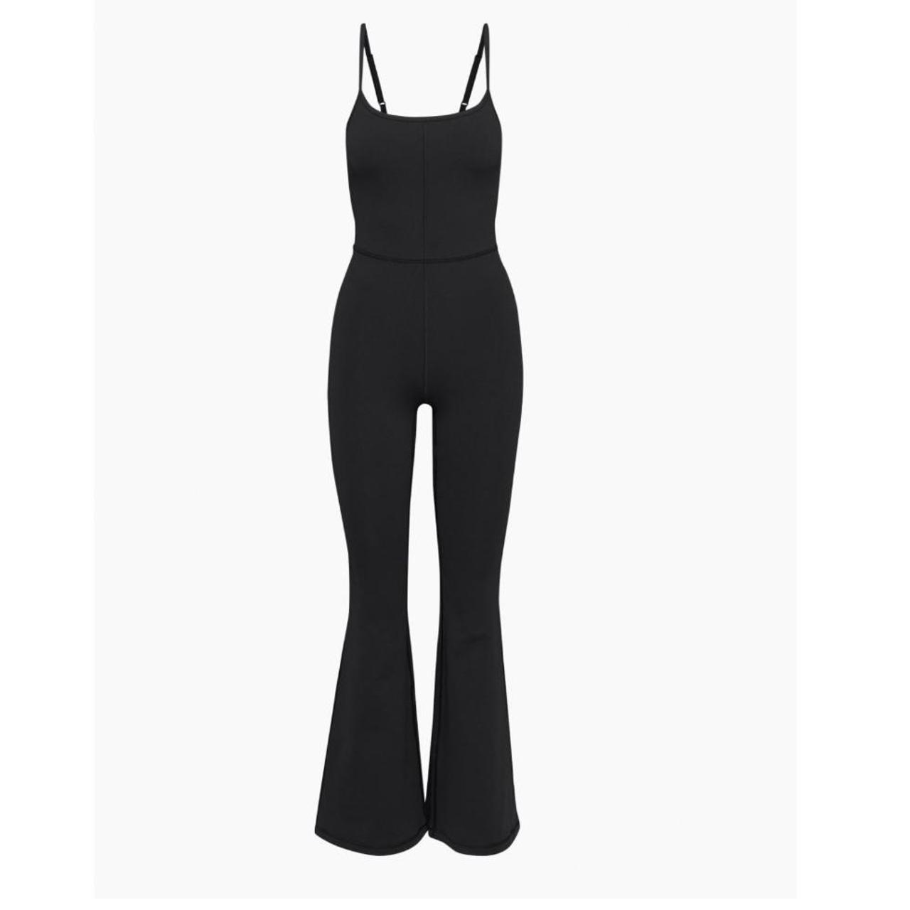 Aritzia WILFRED FREE Divinity Flare Jumpsuit Size... - Depop