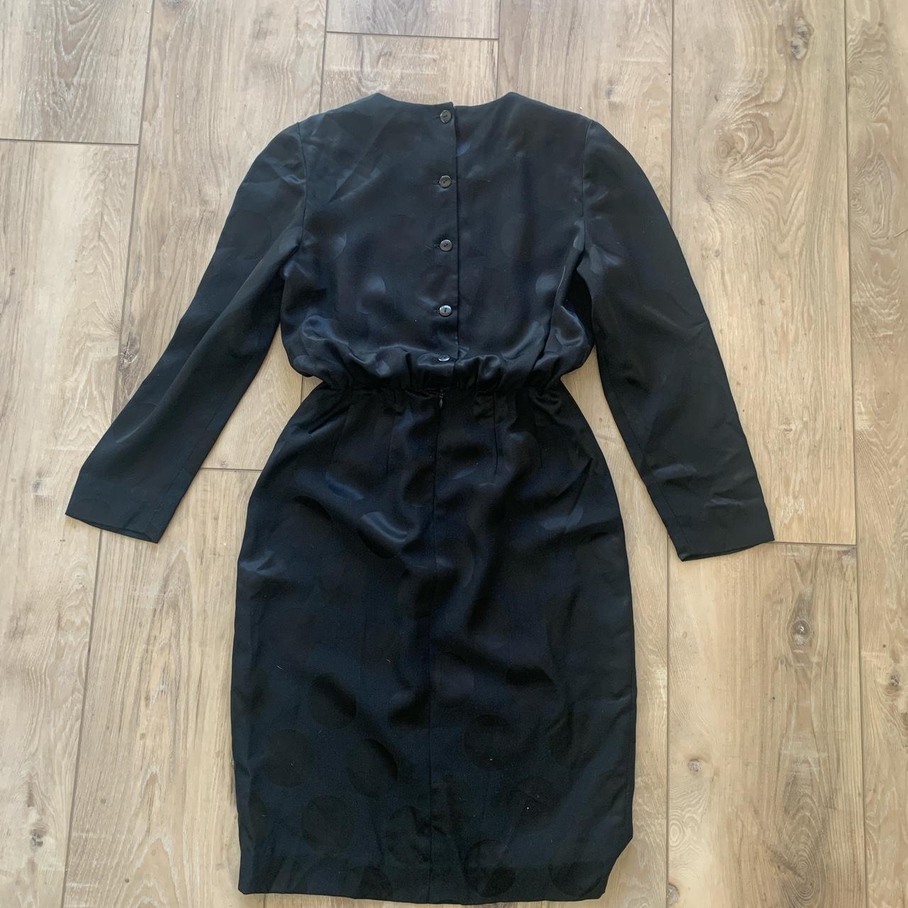 Liz Claiborne Women's Black Dress | Depop