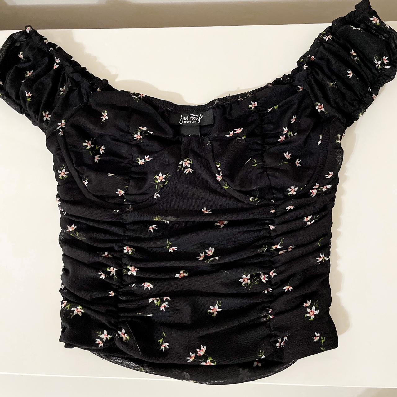 Just Polly Floral Blouse - new without tags I do... - Depop