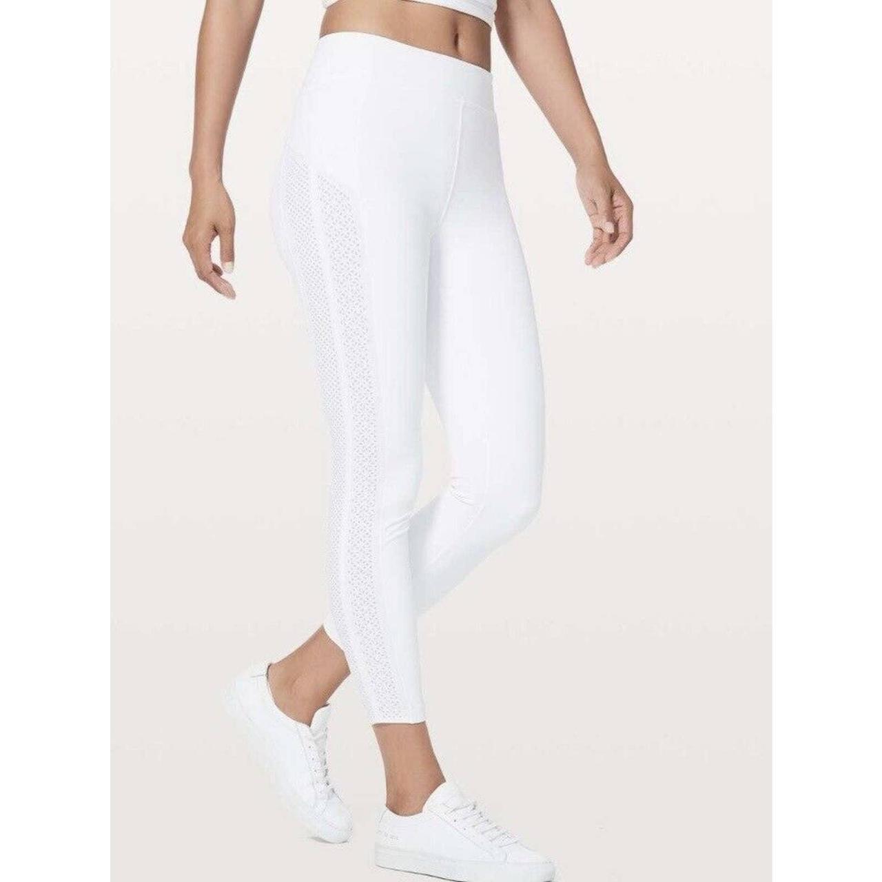 White mesh lululemon clearance leggings