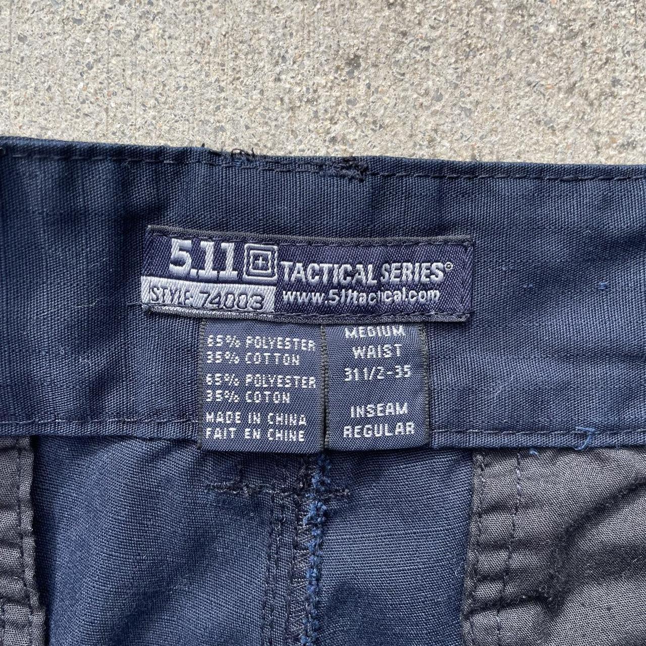 5.11 Tactical Men's Blue and Navy Trousers | Depop