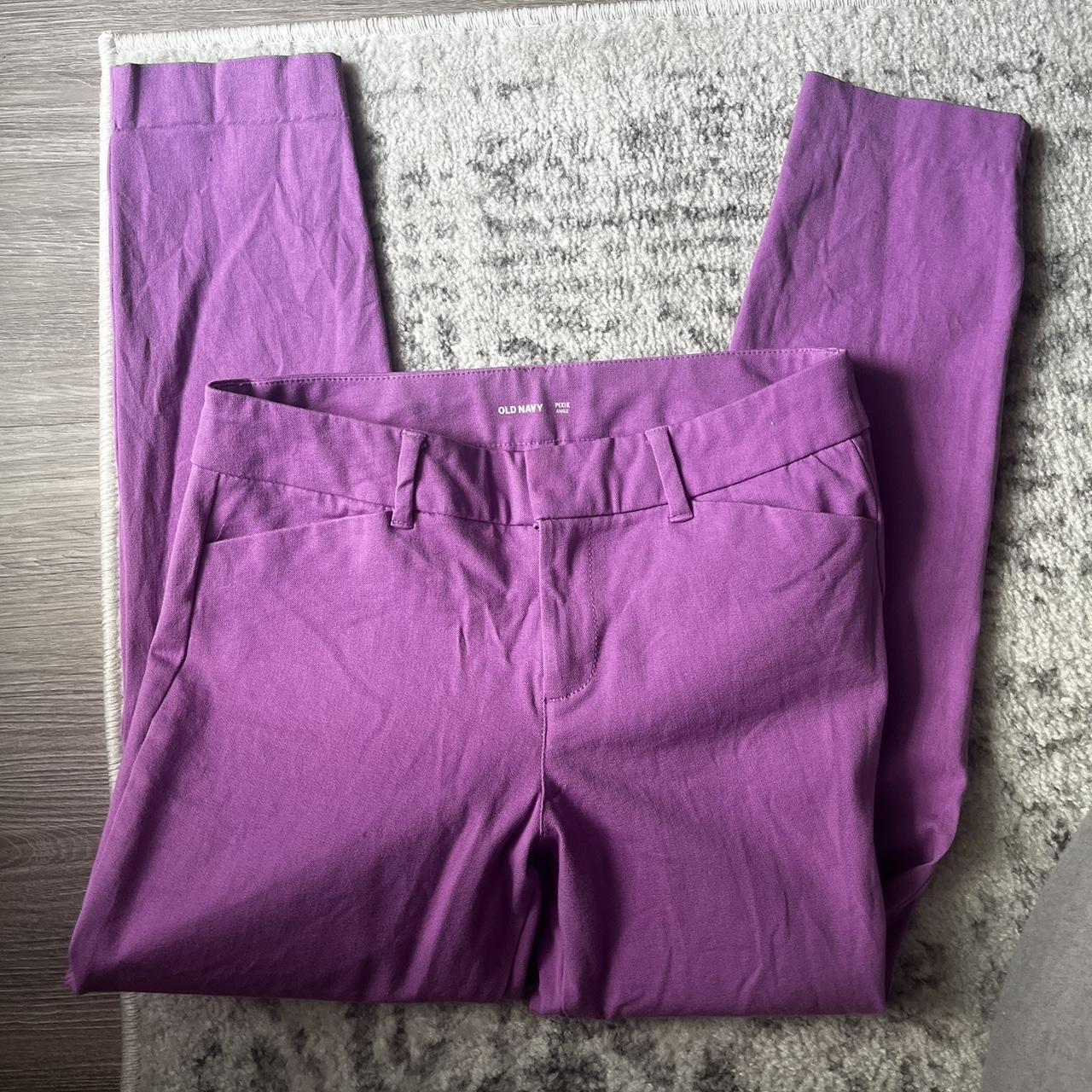 Old navy hot sale purple pants