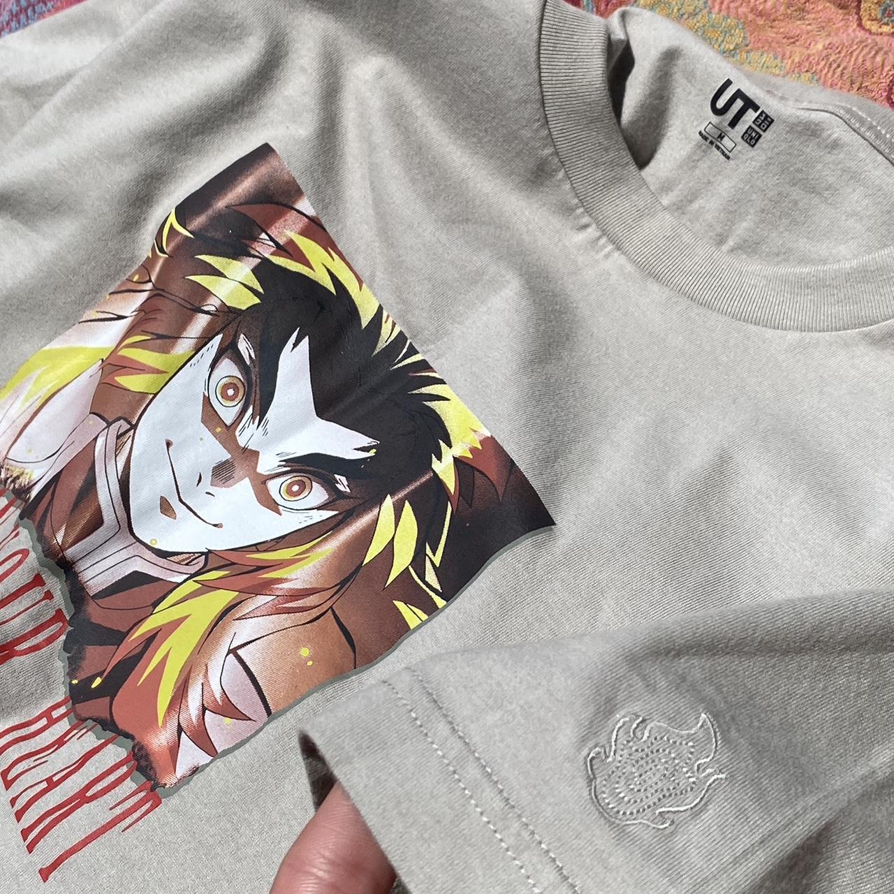 Demon Slayer “ Burn Your Heart “ Shirt - Depop