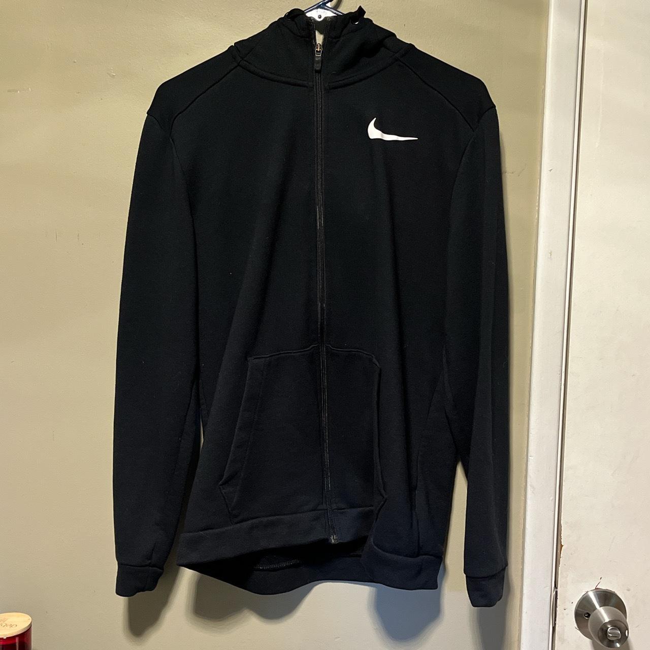 nike fleece full zip up good condition no rips or... - Depop