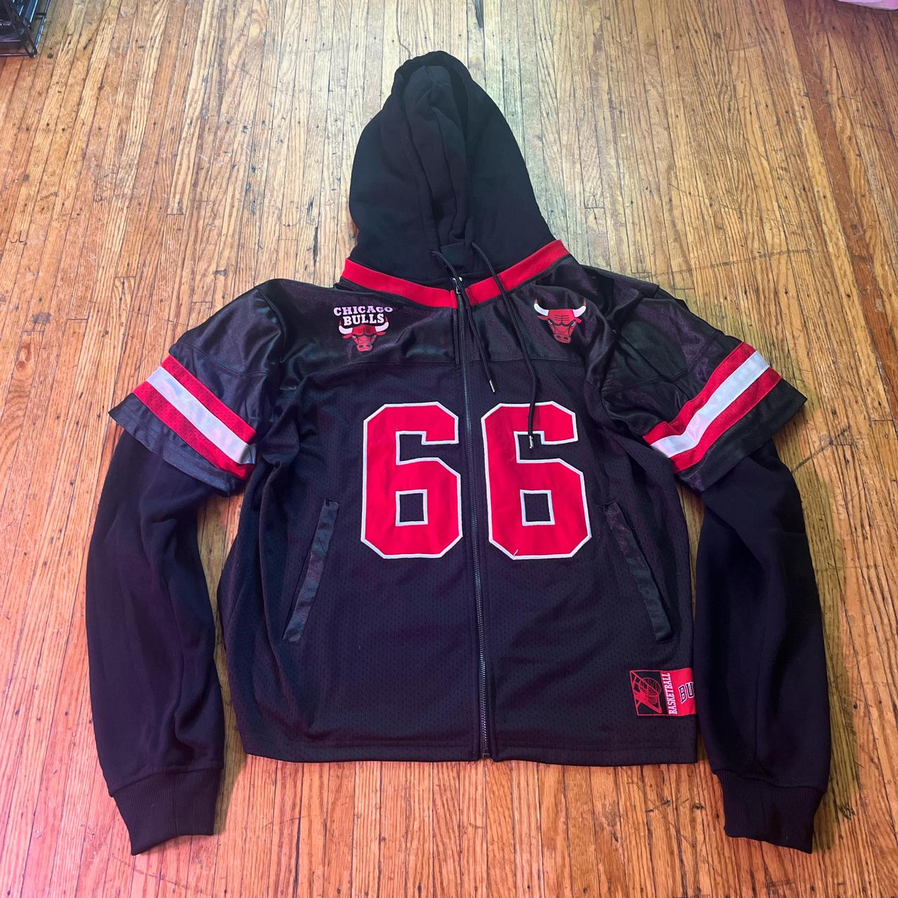 Chicago Bulls zip up jacket Like New Ships in 2. Depop