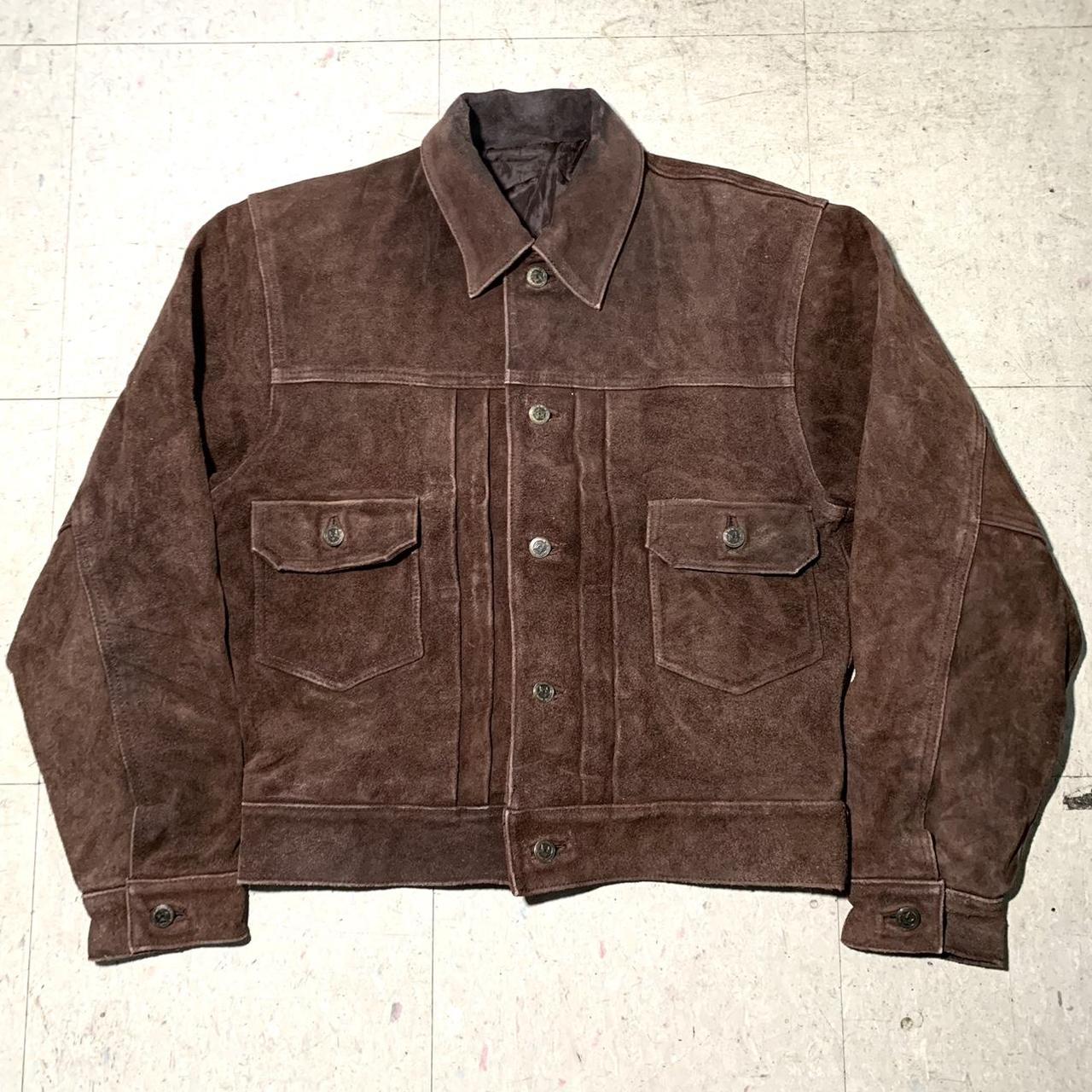Brown Suede Type 2 Leather Jacket If you know you... - Depop