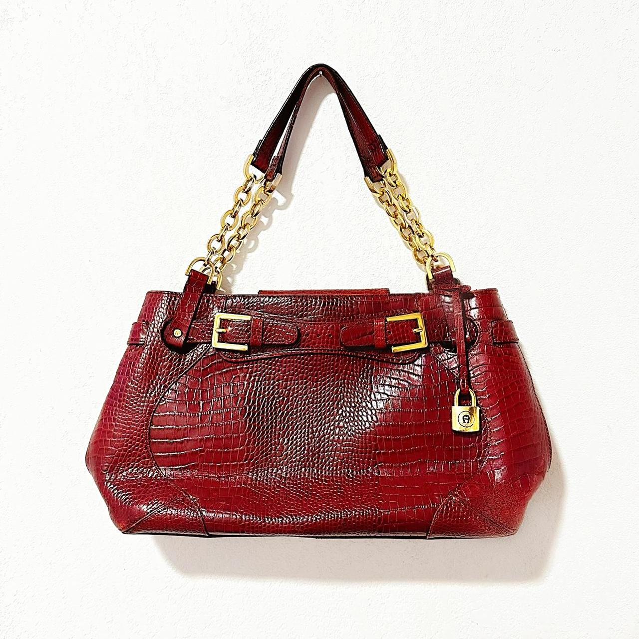 Vintage Etienne Aigher Purse 1940s 1970s Crocodile Depop