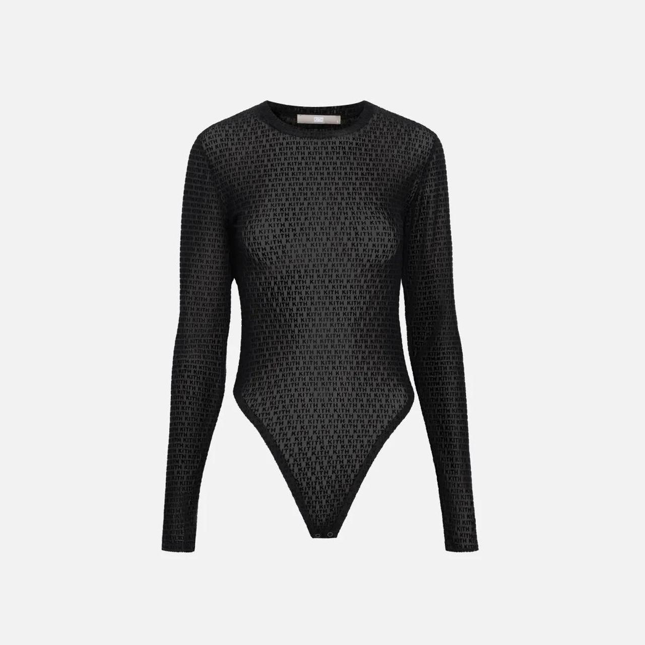 Kith Women's Bodysuit Black XL – Kith Black mesh bodysuit